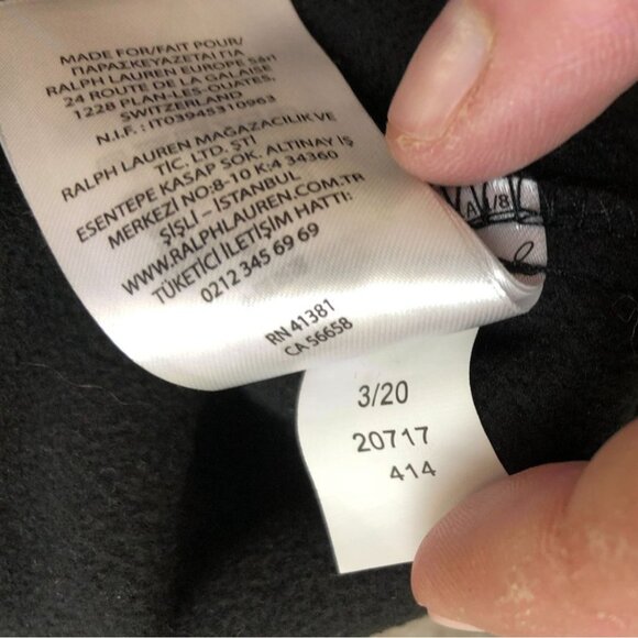 Lauren Ralph Lauren Womens Jacket Medium Quilted Bib Hooded Softshell Black - Picture 12 of 16